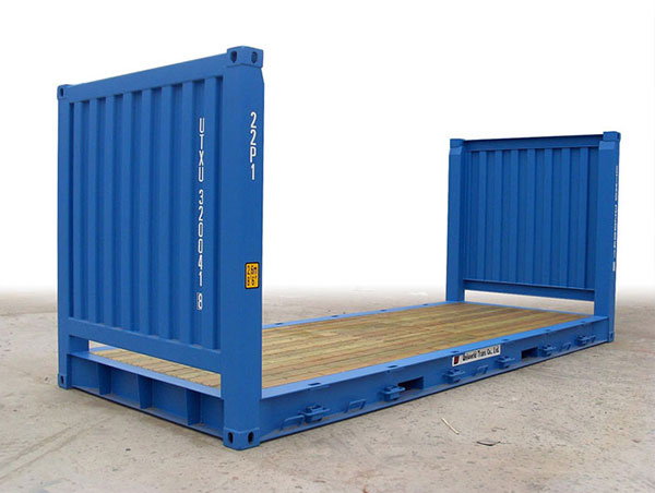 Dimensions of 20 foot flat rack container