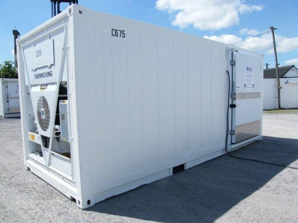 What is the Tare Weight of a 20-foot refrigerated container?